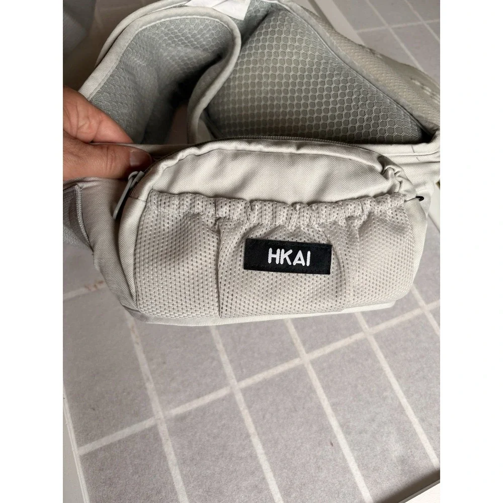 HKAI Toddler Carrier ‎ w/ Storage Pockets Ergonomic Hip Seat Toddler Gray